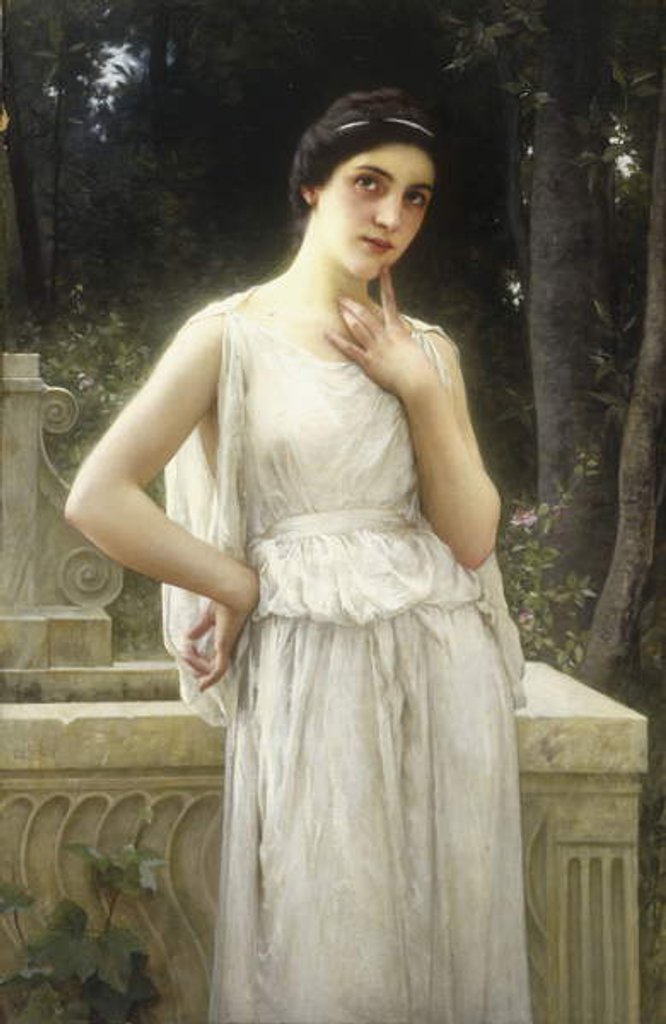 Detail of Contemplation by Charles Amable Lenoir