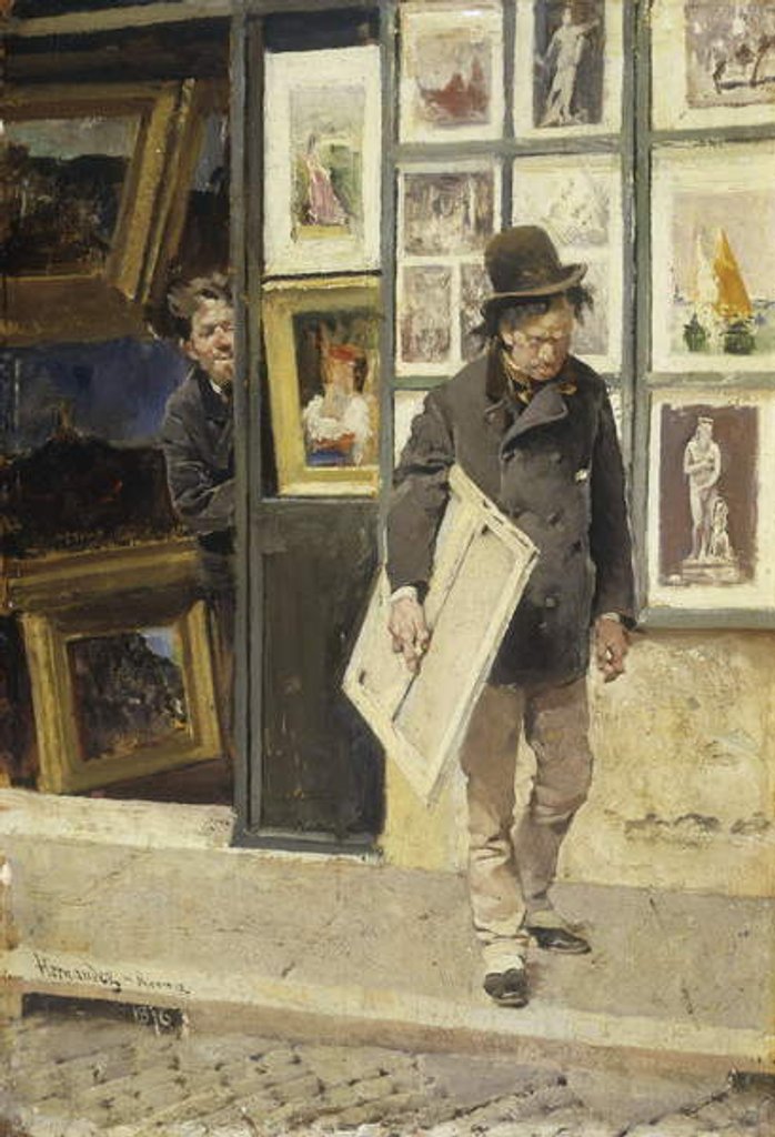 Detail of La Refuse, 1879 by Daniel Hernandez