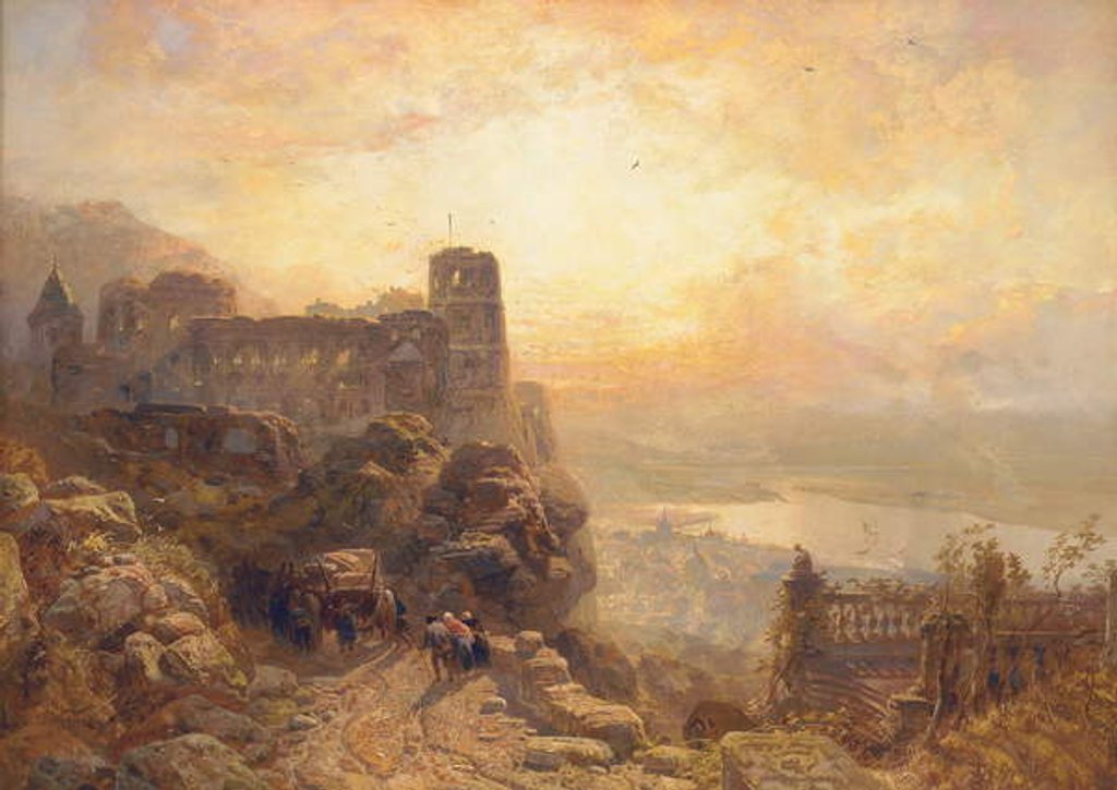 Detail of Heidelberg, 1878 by James Webb