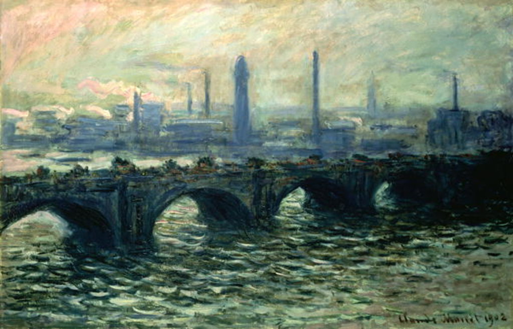 Detail of Waterloo Bridge, 1902 by Claude Monet