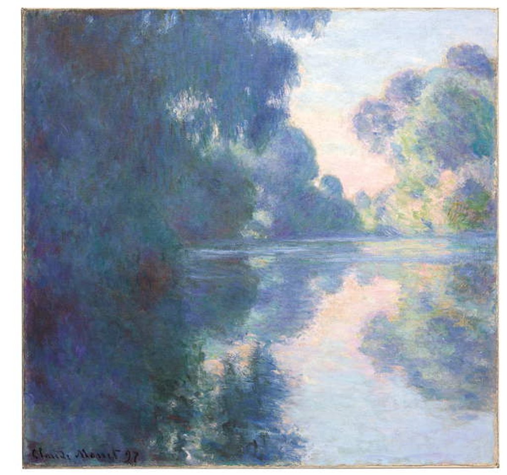 Detail of Matinée sur la Seine, 1897 by Claude Monet