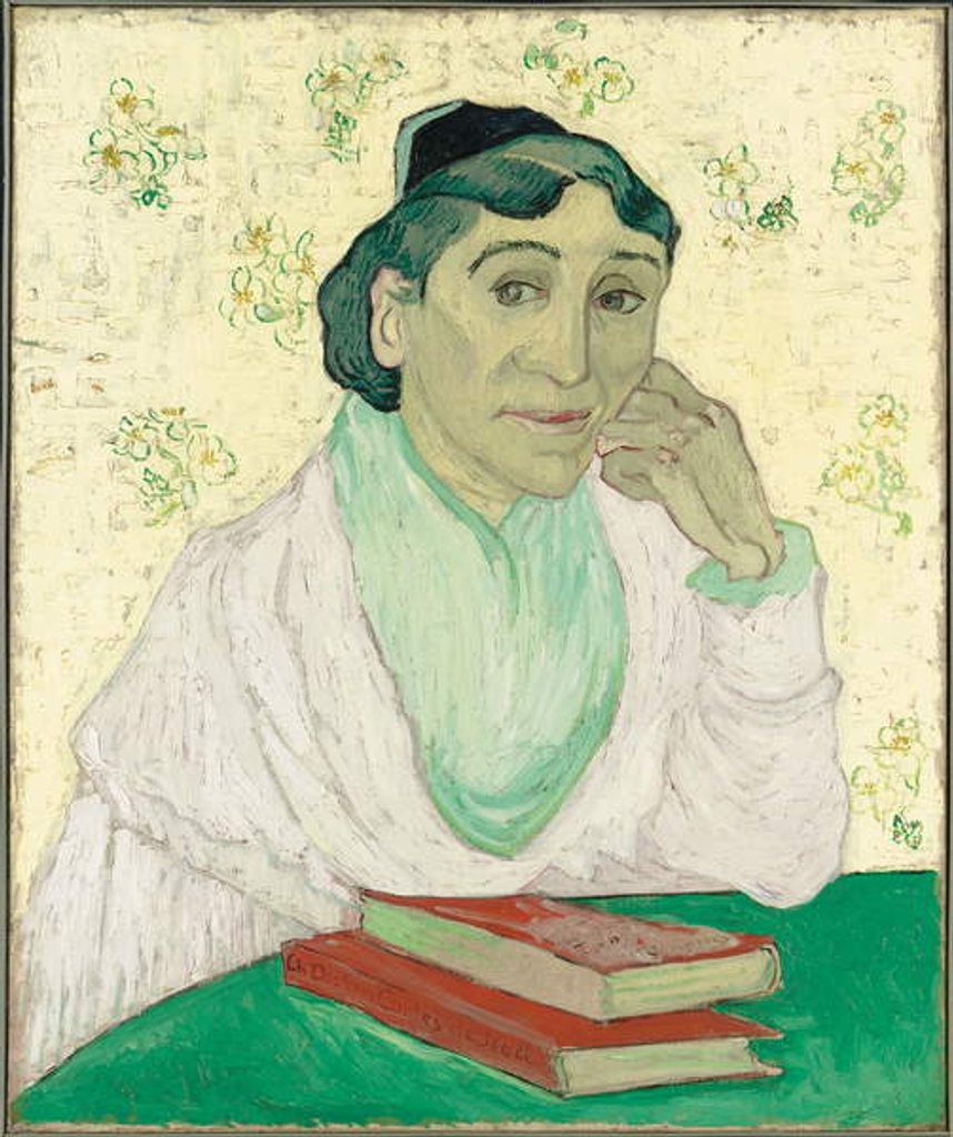 Detail of L'Arlésienne, Madame Ginoux, 1890 by Vincent van Gogh