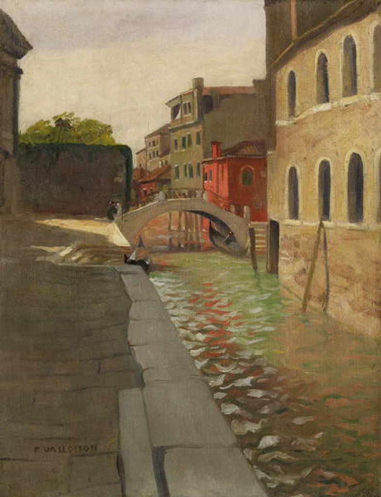 Detail of Rio della Salute, Venice, c.1902 by Felix Edouard Vallotton