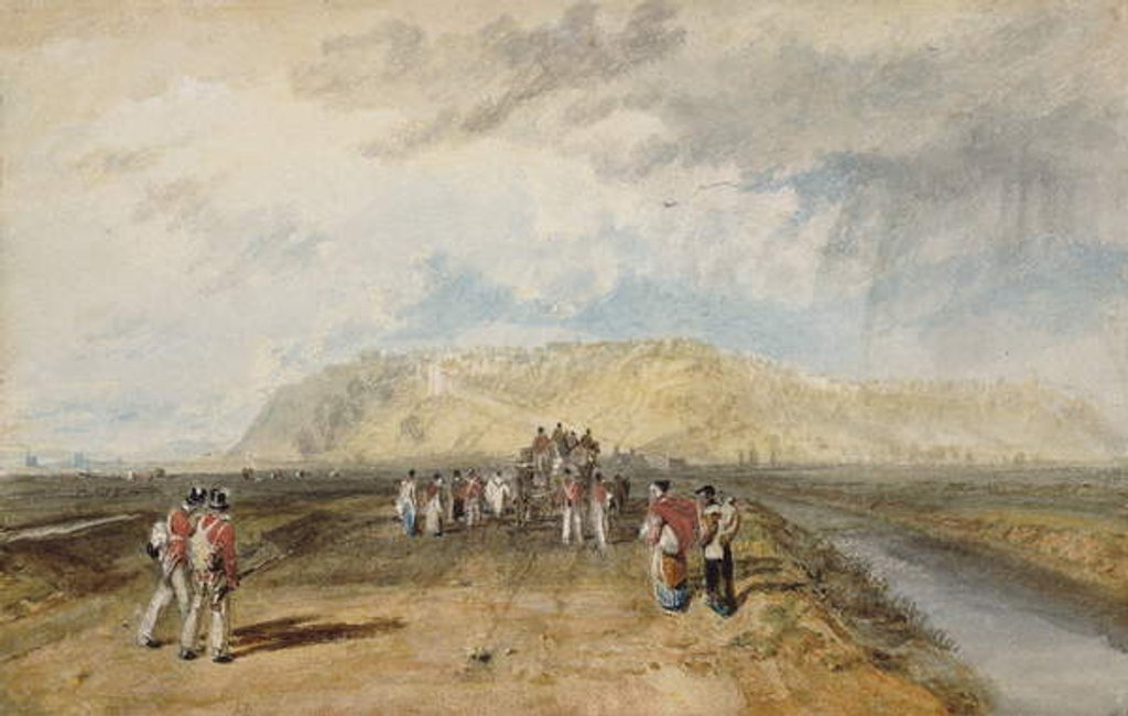 Detail of Winchelsea from the Rye Road by Joseph Mallord William Turner