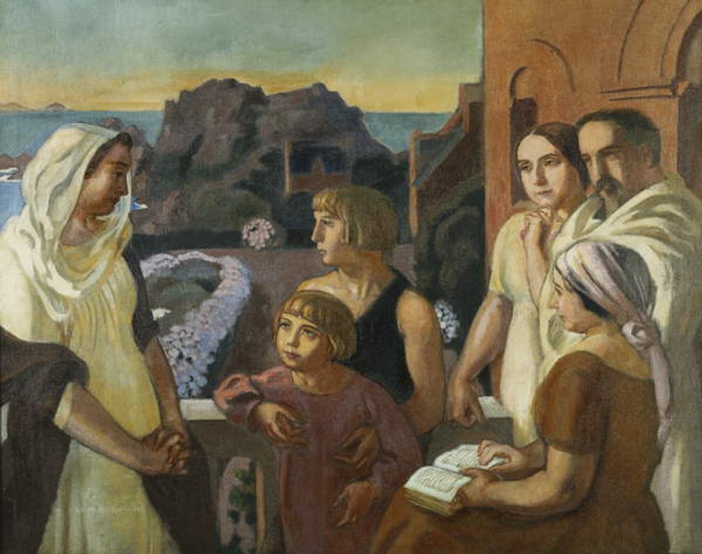 Detail of Sacred Conversation; Conversation Sacree, 1923 by Maurice Denis