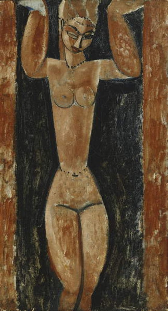 Detail of Caryatid; Cariatide, c.1911-1913 by Amedeo Modigliani
