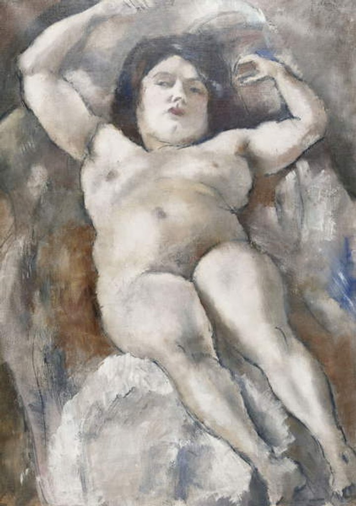 Detail of Nude; Nu, 1923 by Jules Pascin