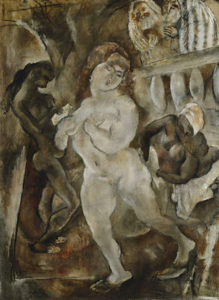 Detail of Susanna and the Elders; Susannah et les Vieillards, c.1921 by Jules Pascin