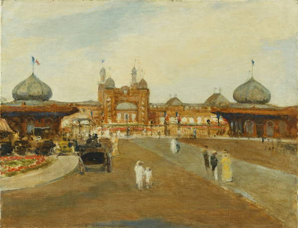 Detail of The British Empire Exhibition, Wembley by Jacques-Emile Blanche