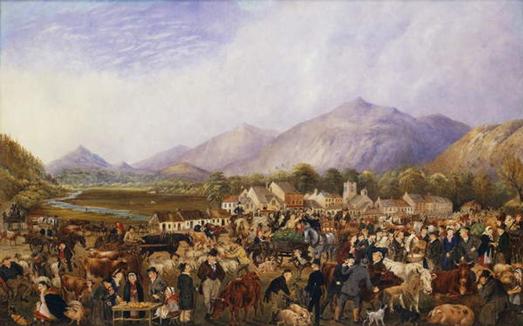 Detail of Kilearney Fair by P. Rigby