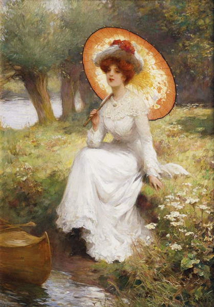 Detail of By the River by Percy William Gibbs