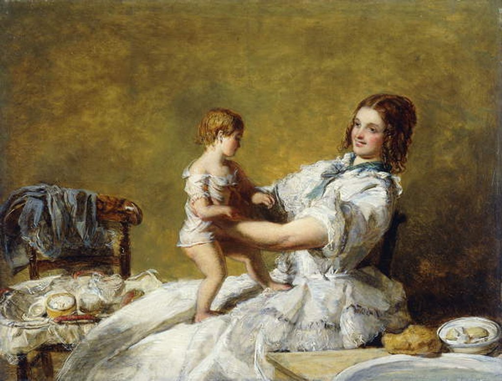 Detail of Bedtime, 1909 by William Powell Frith