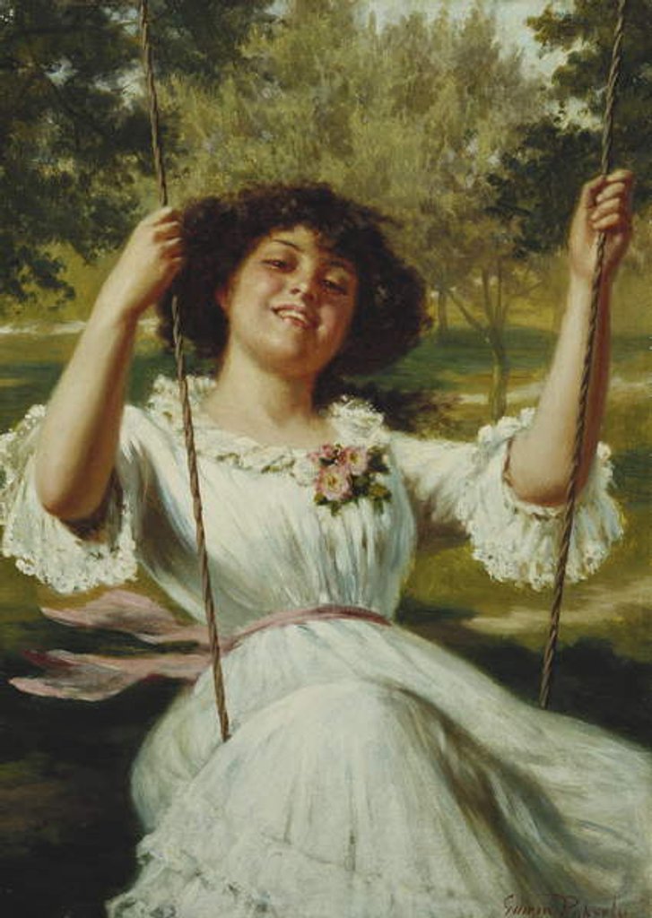 Detail of Full Swing by Edwin Thomas Roberts