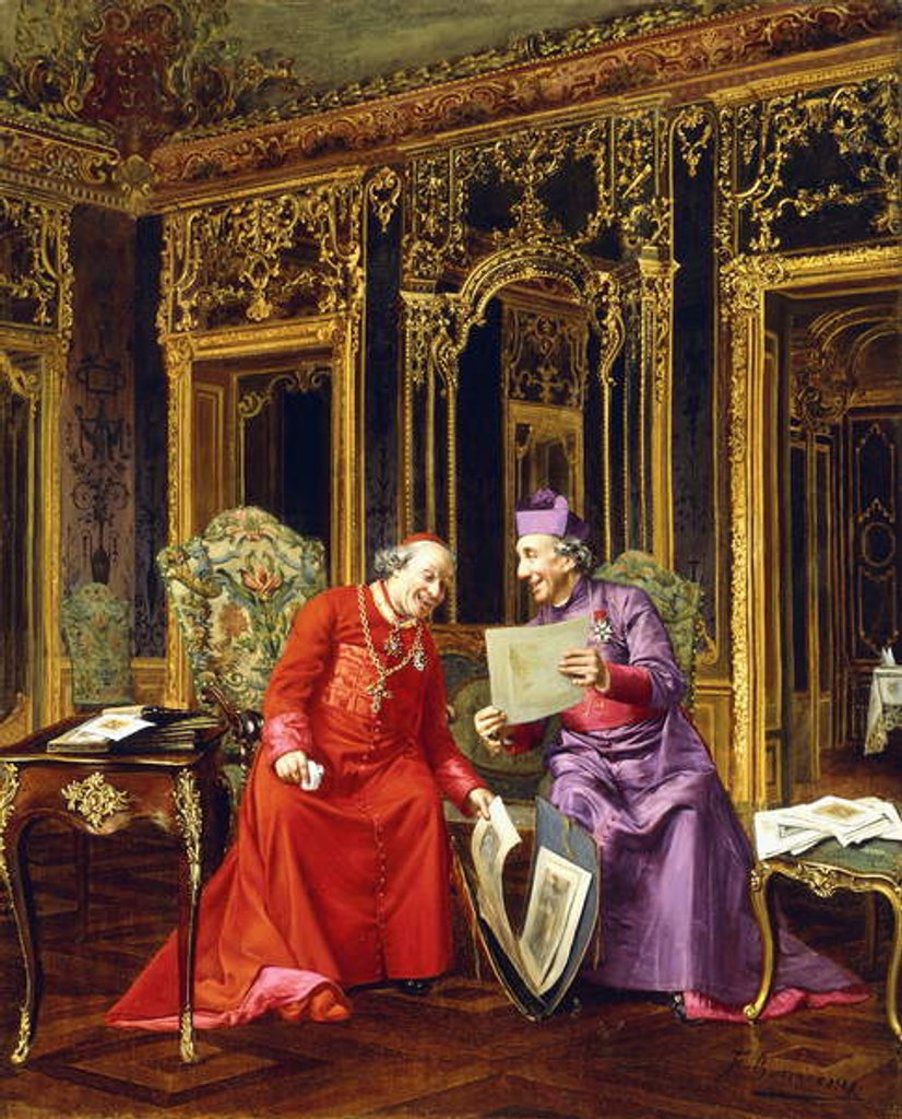 Detail of The Print Collectors by Francesco Brunery