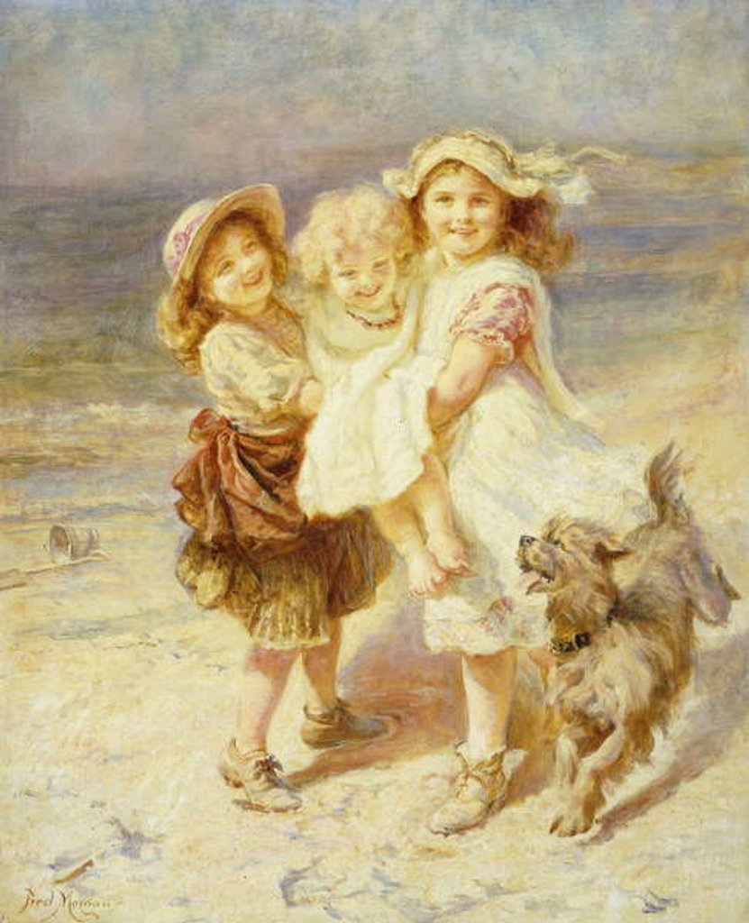Detail of A Day at the Beach by Frederick Morgan