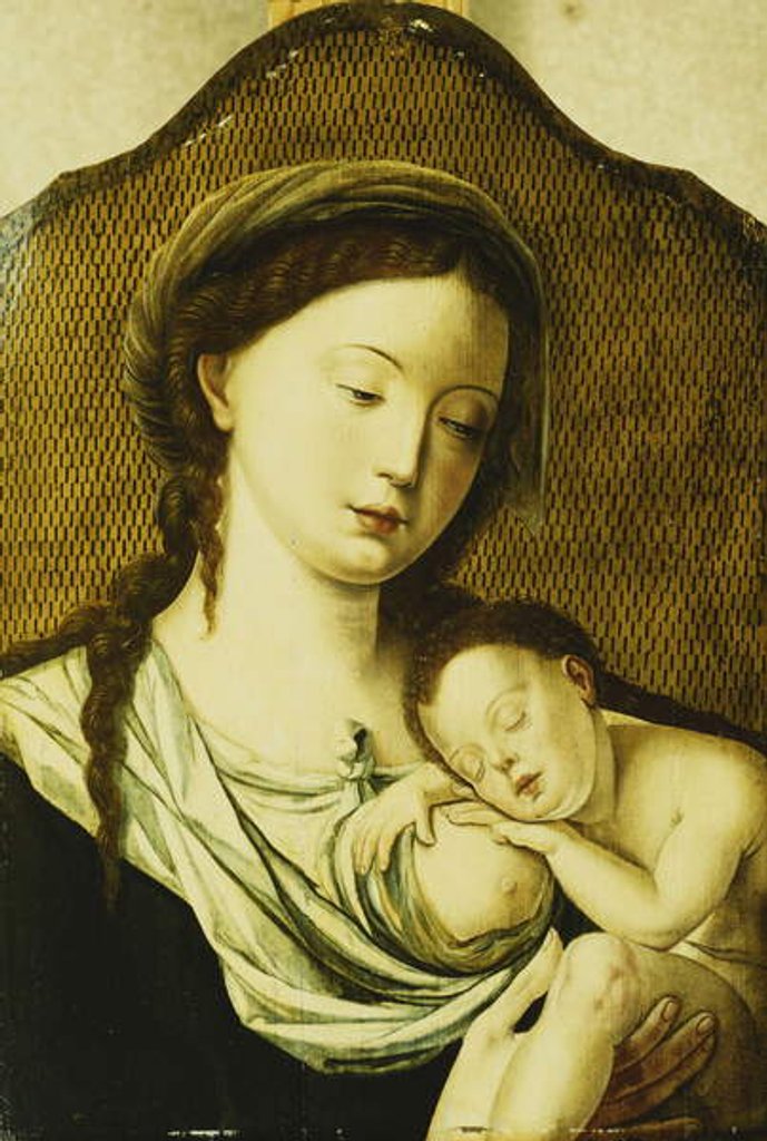 Detail of The Madonna and Child by Pieter Coecke van Aelst