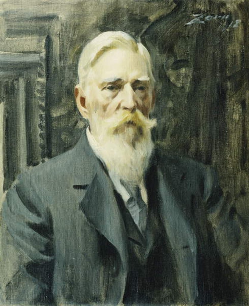 Detail of Portrait of Carl Axel Soderlund, 1918 by Anders Leonard Zorn