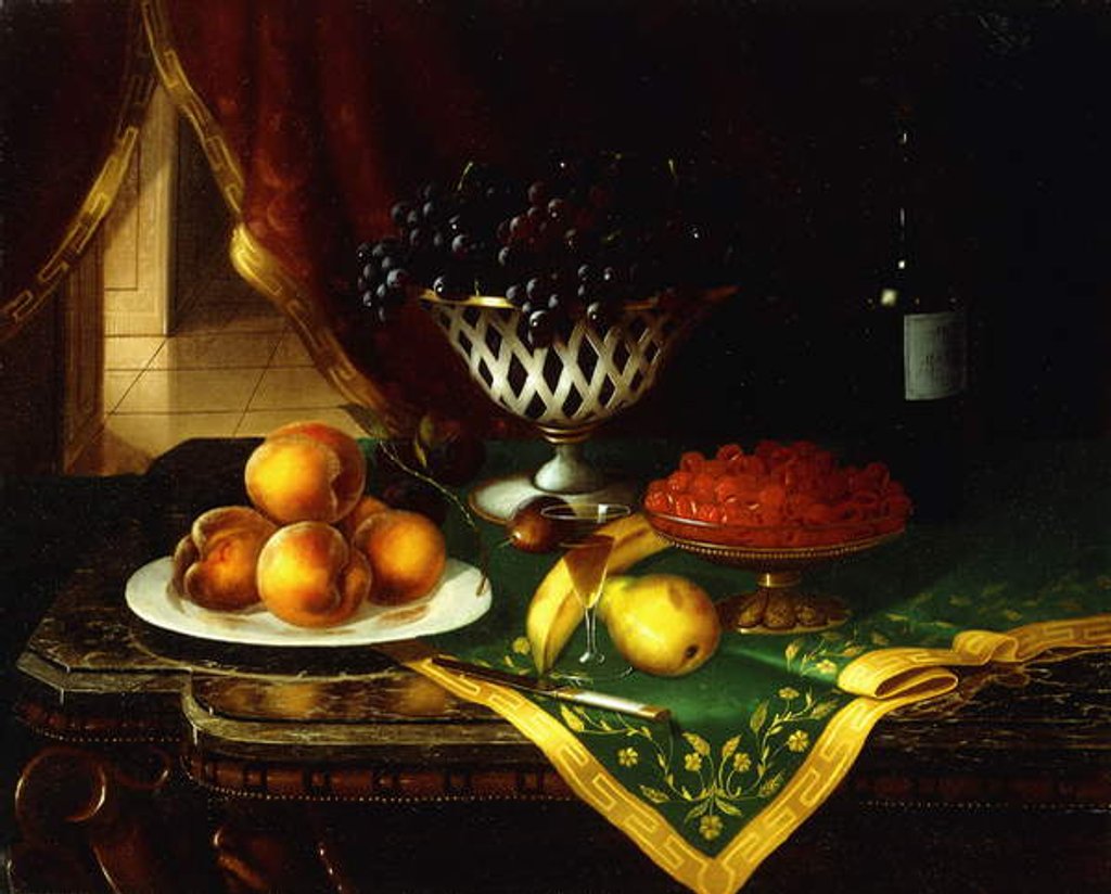 Detail of The Dessert Table, 1873 by Morston Constantine Ream