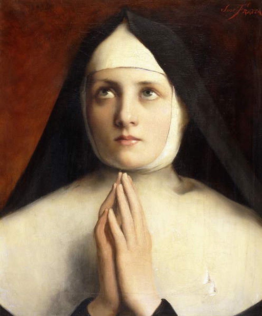Detail of The Nun: La Religieuse by Jose Frappa