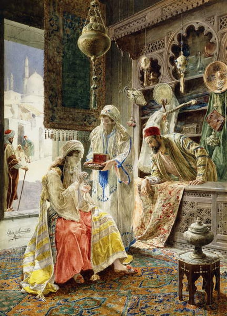 Detail of The Jewel Box by Ettore Simonetti