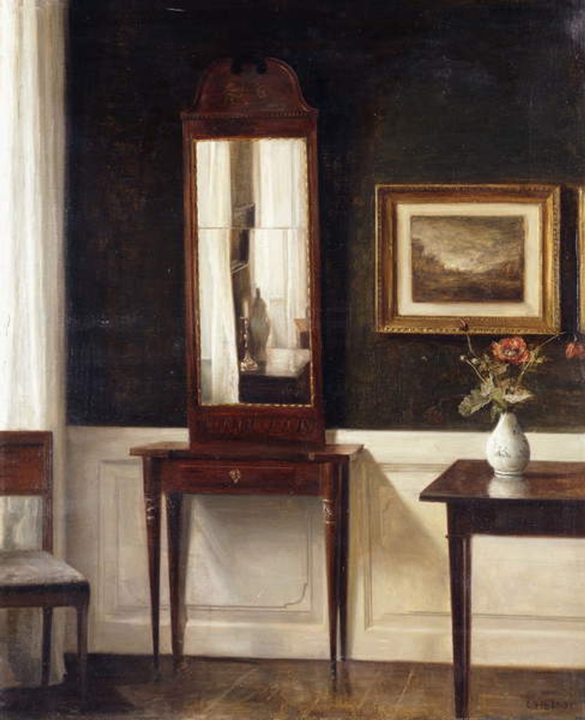 Detail of An Interior by Carl Holsoe