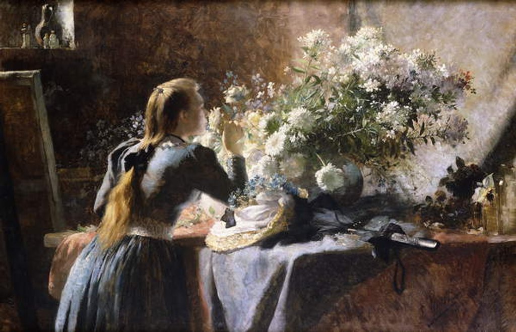 Detail of Visiting the Studio by Frans Mortelmans