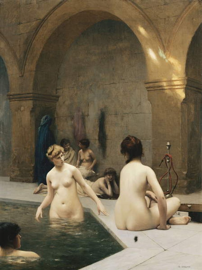 The Bathers; The Baigneuses, c.1889 by Jean Leon Gerome