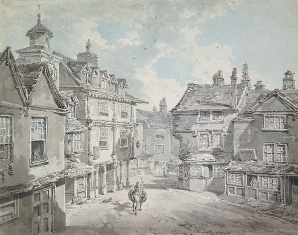Detail of Market Street, Lichfield by Joseph Mallord William Turner