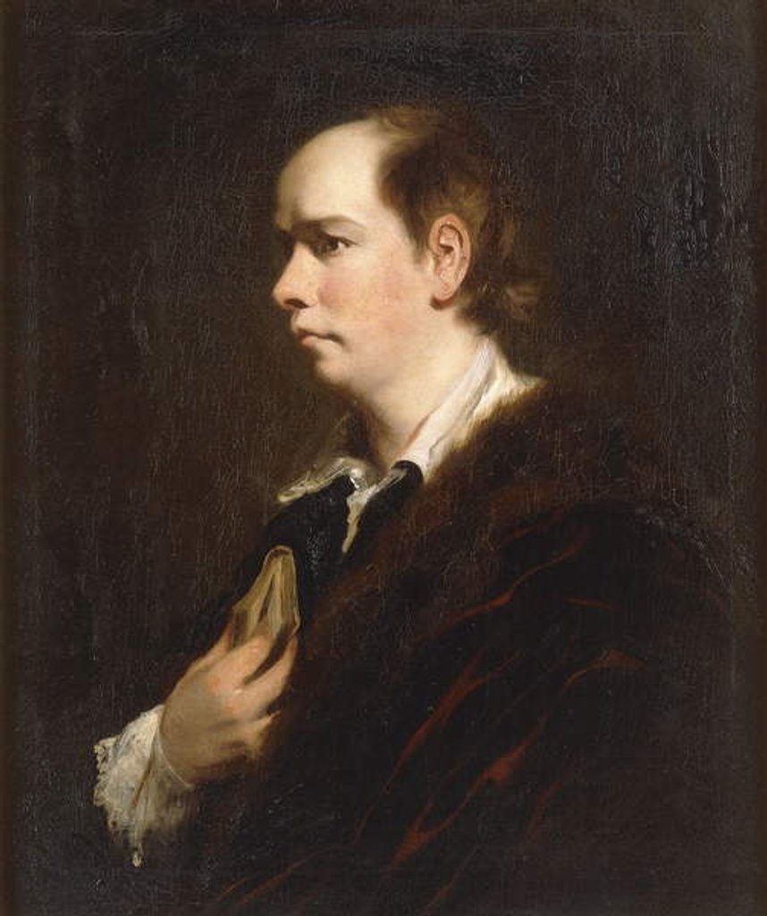 Detail of Portrait of Oliver Goldsmith by Joshua Reynolds