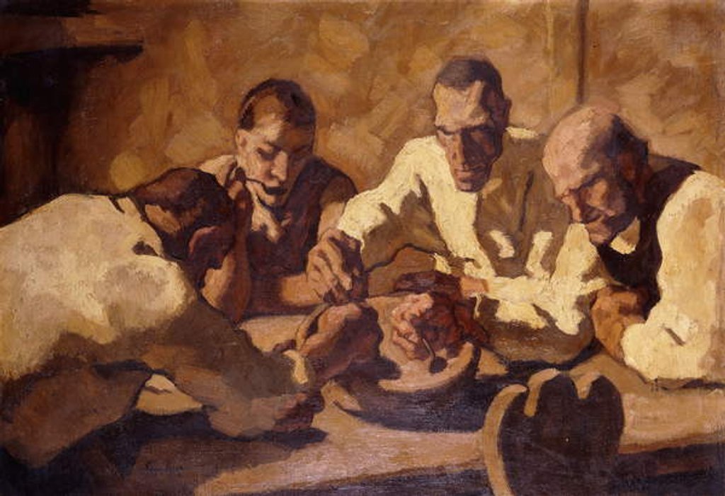 Detail of The Meal; Die Mahlzeit, 1920 by Albin Egger-Lienz