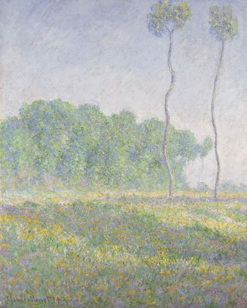 Detail of Landscape in the Spring; Paysage du Printemps, 1894 by Claude Monet