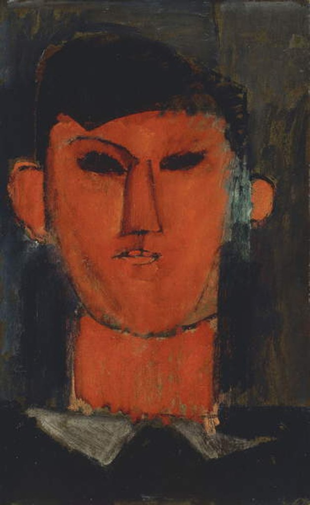 Detail of Portrait of Picasso; Ritratto di Picasso, 1915 by Amedeo Modigliani