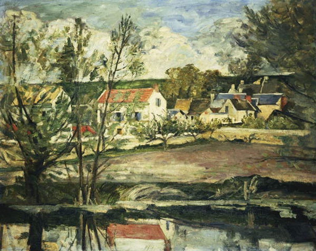 Detail of In the Valley of the Oise; Dans la Vallee de L'Oise, 1873-74 by Paul Cezanne