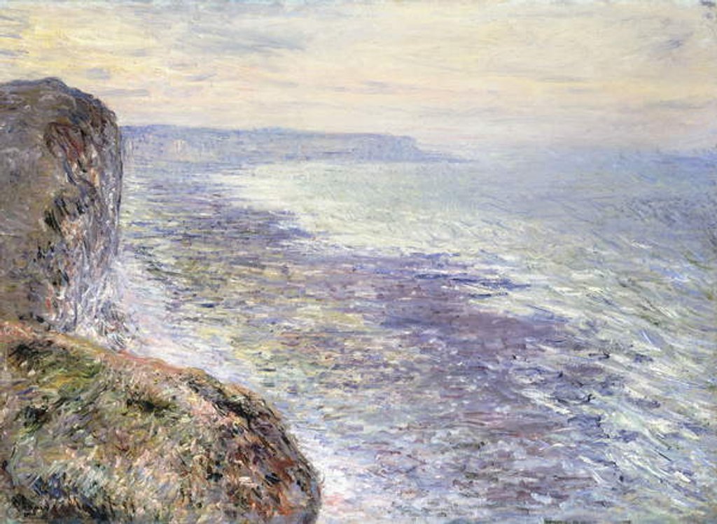 Detail of The Sea near Fecamp; Pres de Fecamp, Marine, 1881 by Claude Monet