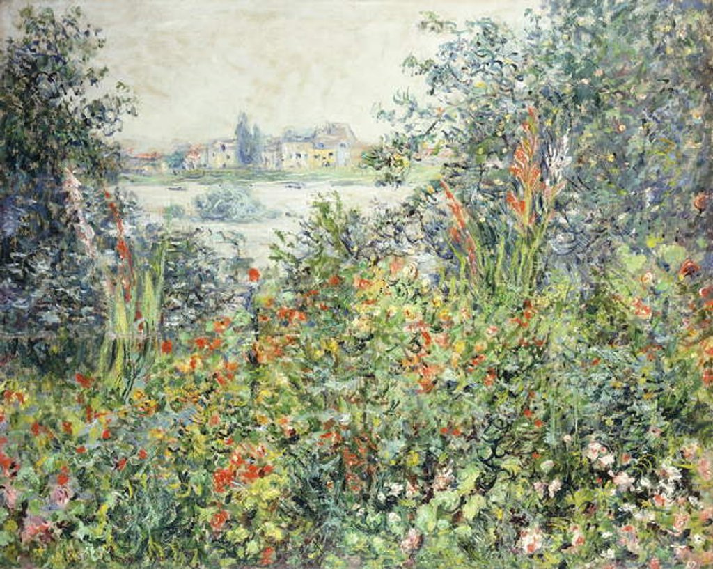 Detail of Flowers at Vetheuil; Fleurs a Vetheuil, 1881 by Claude Monet