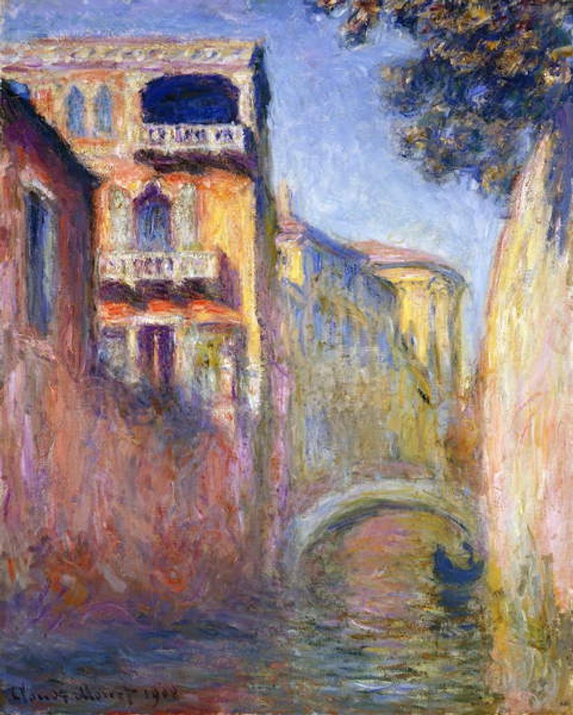 Le Rio de la Salute, 1908 by Claude Monet