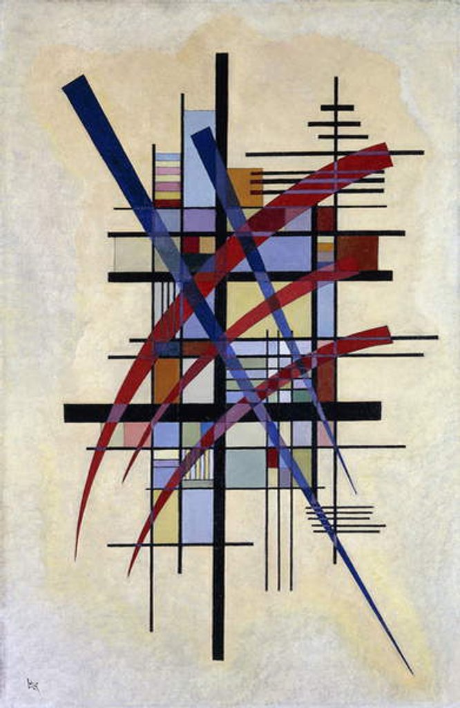 Detail of Zeichen mit Begleitung, 1927 by Wassily Kandinsky