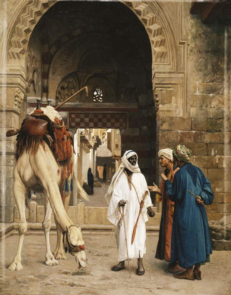 A Dispute Among Arabs; Dispute d'Arabes, 1872 by Jean Leon Gerome
