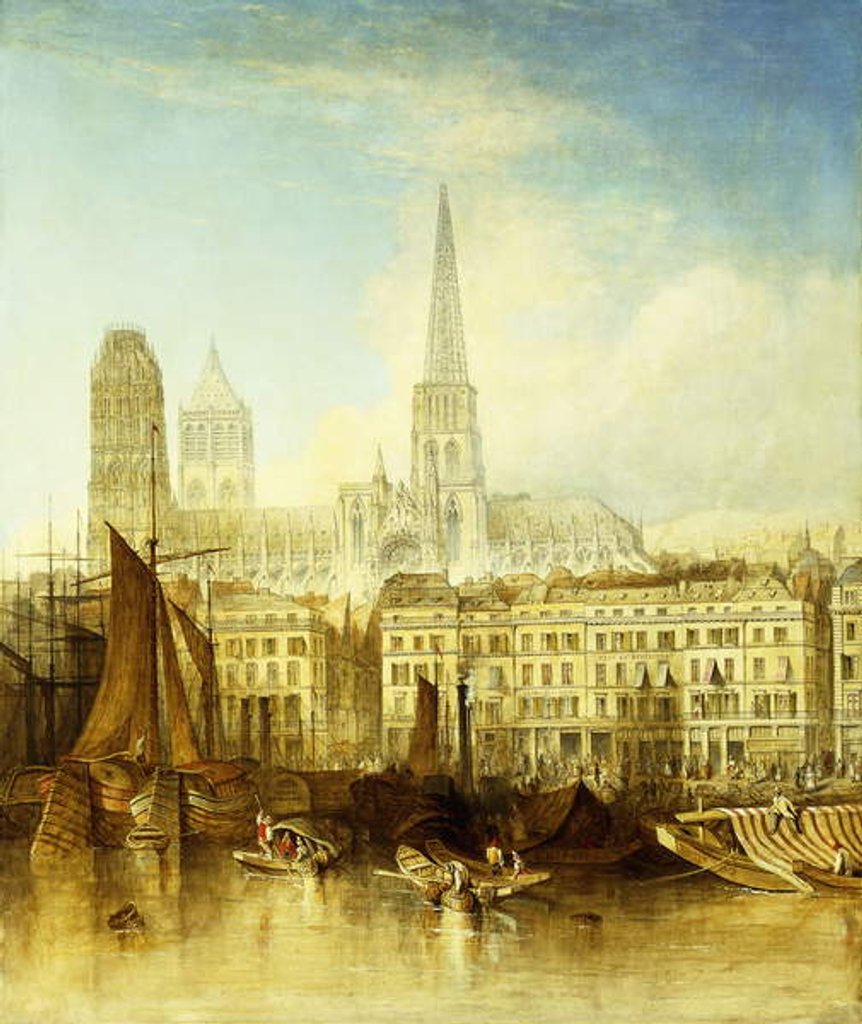Detail of The Quay at Rouen, 1853 by J. Henshall