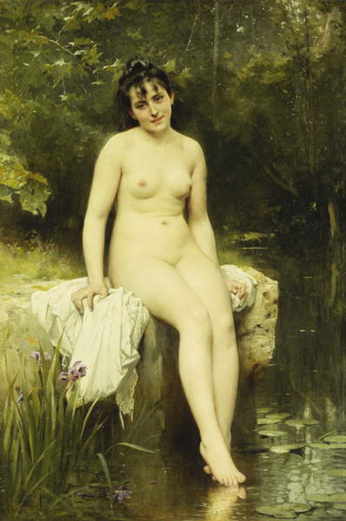 Detail of The Bather by Leon Bazile Perrault