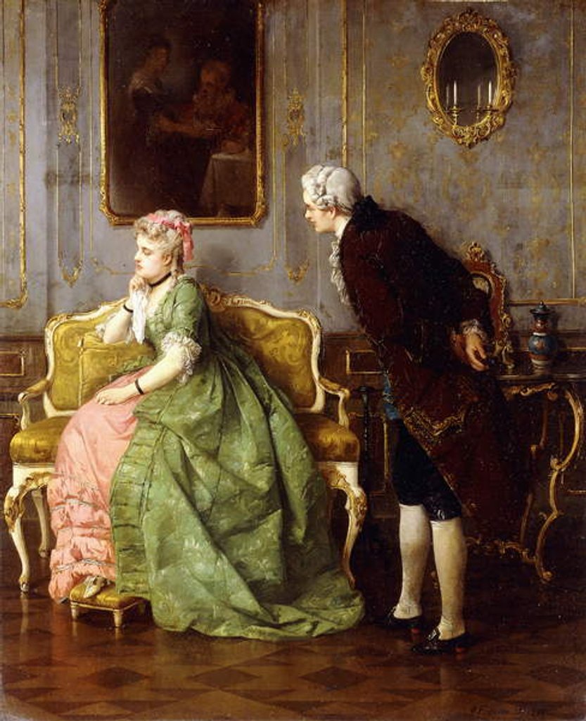 Detail of The Apology, 1869 by Otto Erdmann