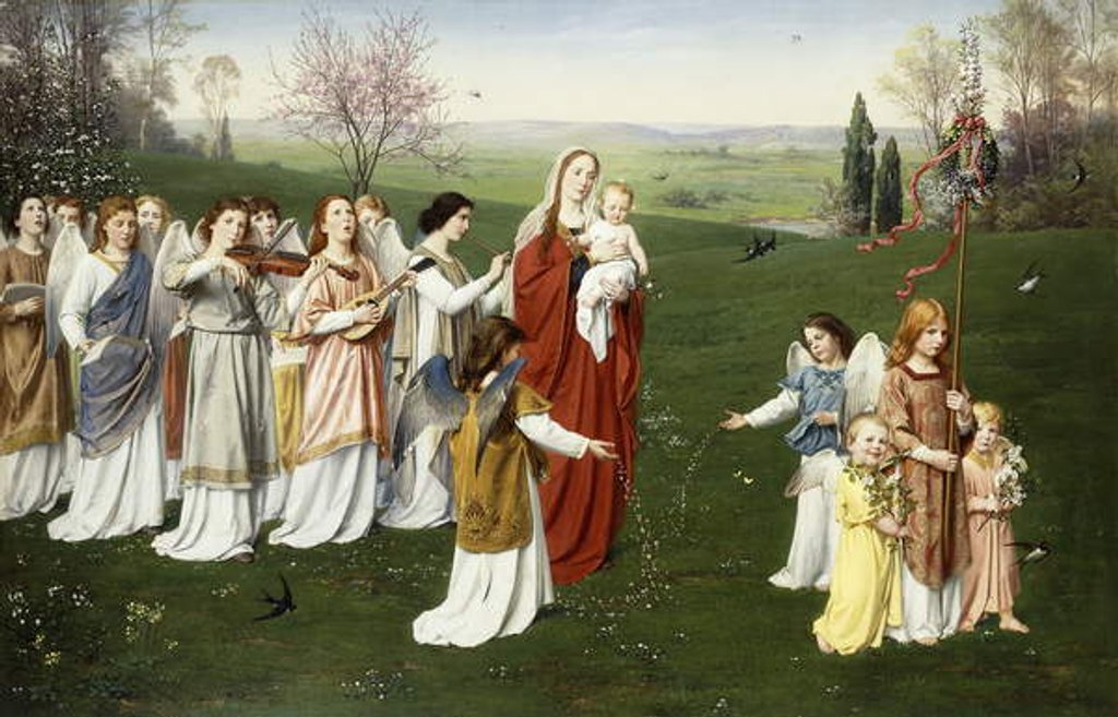 Detail of A May Procession by Franz Muller