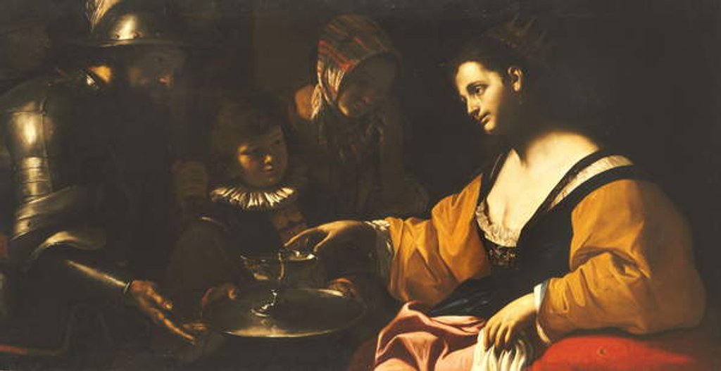 Detail of Sophonisba receiving the Cup of Poison, c.1640 by Mattia Preti
