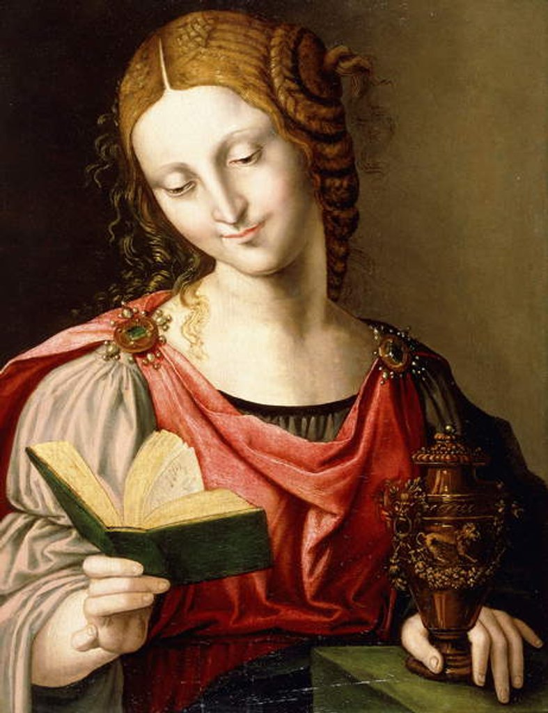 Detail of Saint Mary Magdalene by Girolamo Genga