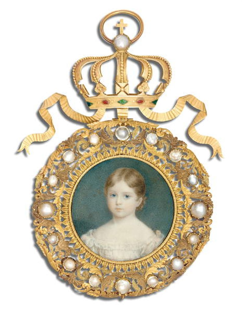 Detail of Queen Victoria as a child, 1825 by Anthony Stewart