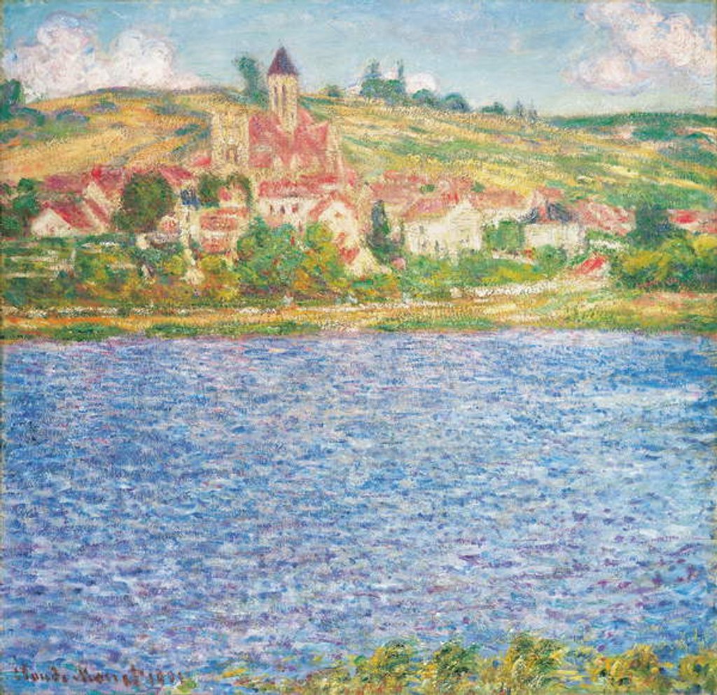 Detail of Vetheuil, Afternoon, 1901 by Claude Monet