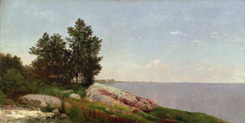 Detail of Long Island Sound at Darien by John Frederick Kensett