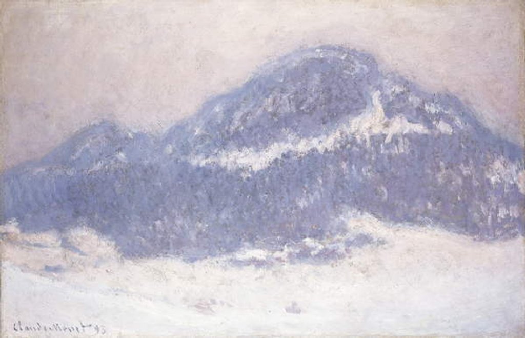 Detail of Mont Kolsaas, Misty Weather, 1895 by Claude Monet