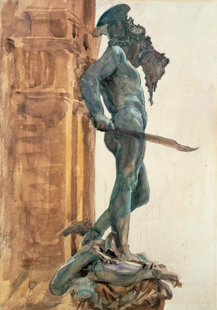 Detail of Perseus, Florence by John Singer Sargent