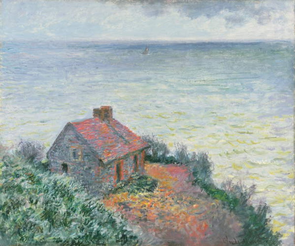 Detail of Customs Post at Dieppe, 1882 by Claude Monet